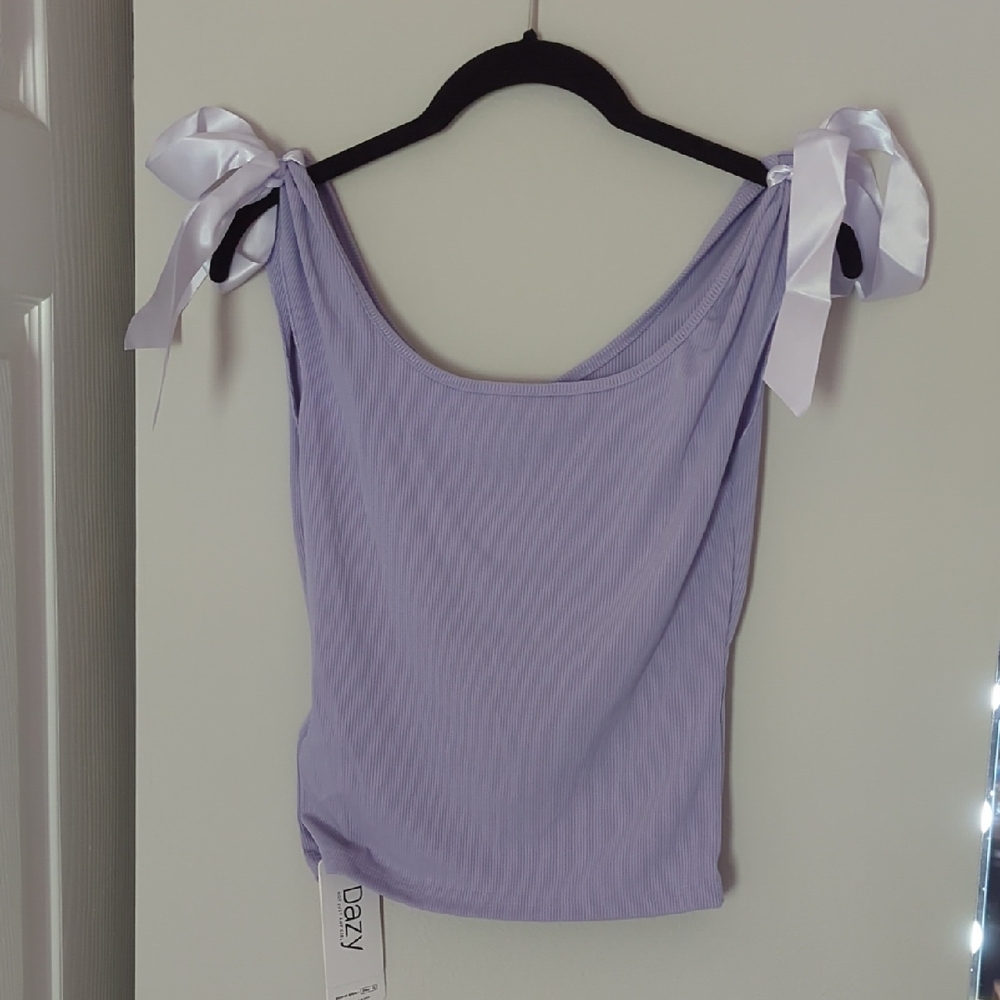 SHEIN Lavender Camisole with Ribbon Ties